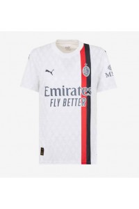 Fotbalové Dres AC Milan Dámské Venkovní Oblečení 2023-24 Krátký Rukáv